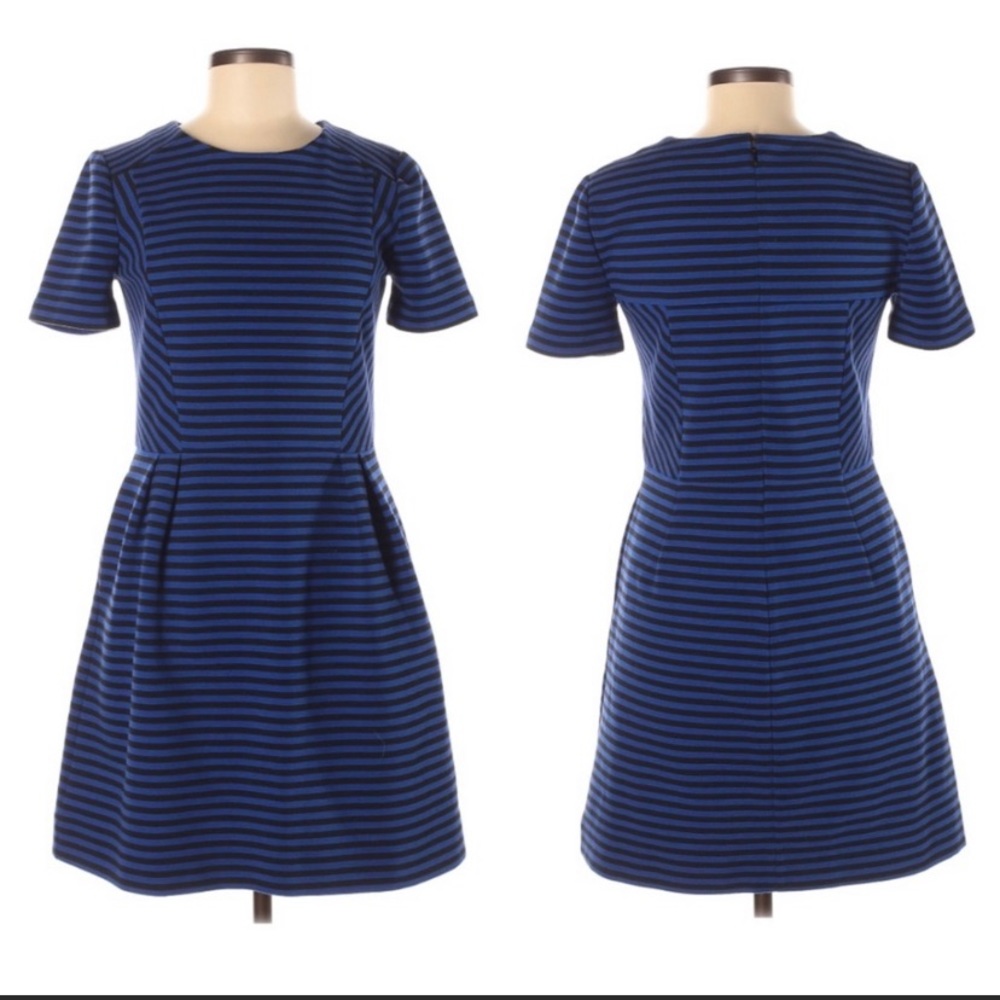 Madewell Gallerist Dress SZ 00 Pinstripe
